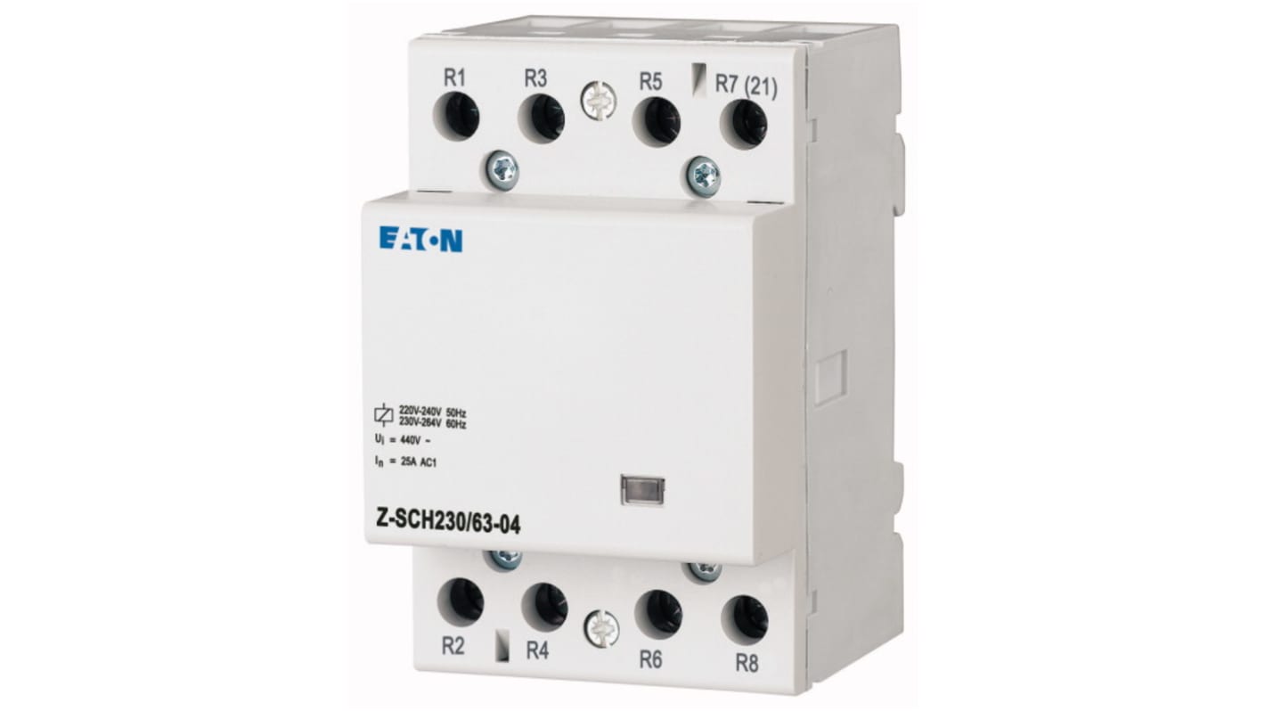 Eaton DILM Series Installation Contactor, 230 V ac Coil, 4N/C