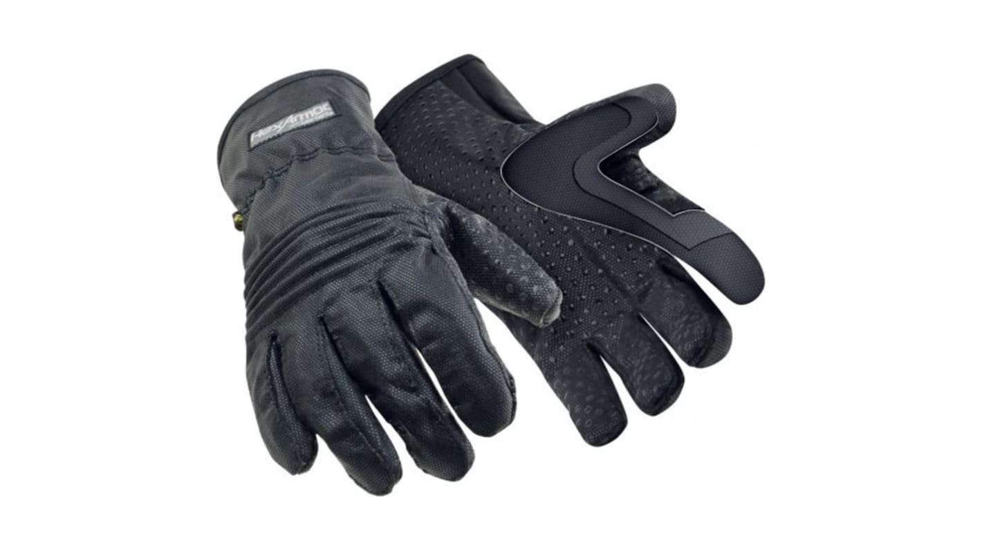 Guantes de trabajo de Elastano Gris Uvex, talla 7, con recubrimiento de Puntos de PVC, Resistente a las agujas