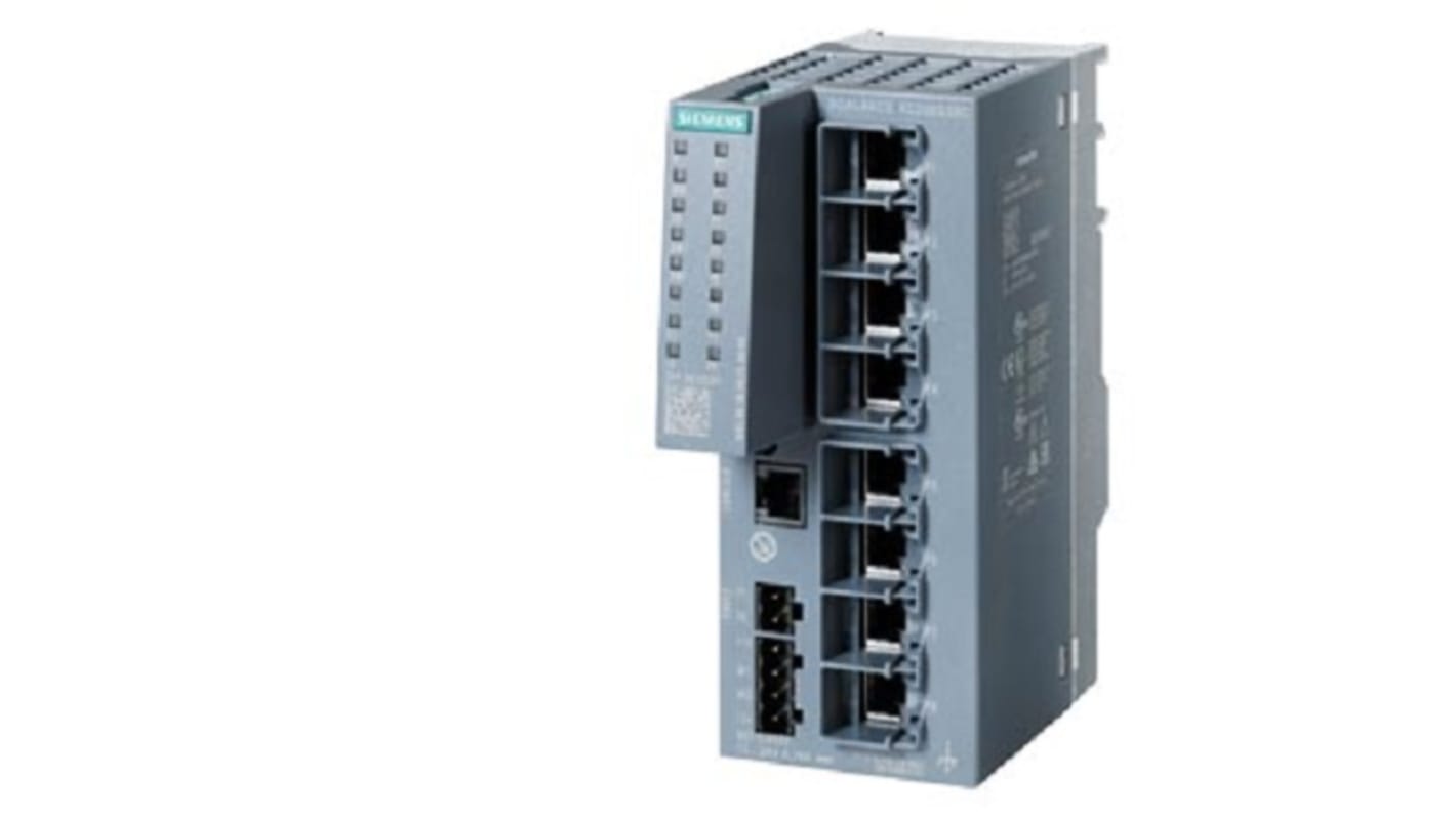 Siemens Managed 8 Port Network Switch With PoE