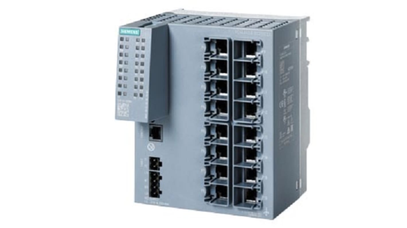 Siemens Managed 16 Port Network Switch With PoE