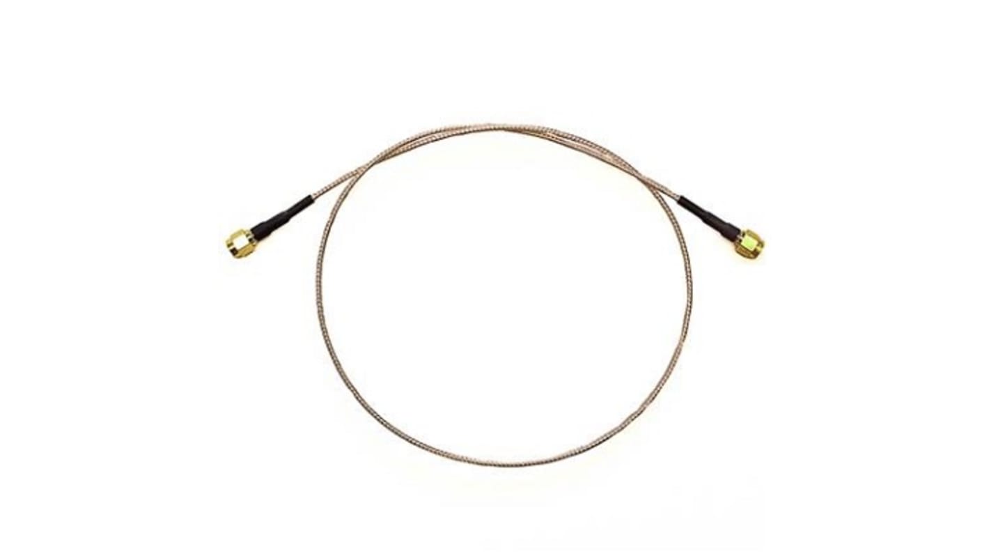 Cable coaxial RG316 Mueller Electric, 50 ohmios, con. A: SMA, Macho, con. B: SMA, Macho, long. 6plg