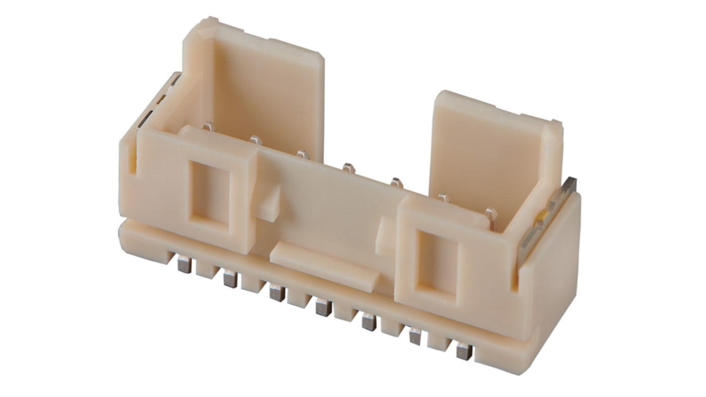 Molex Mini-Lock Series Vertical Surface Mount PCB Header, 2 Contact(s), 2.5mm Pitch, 1 Row(s), Shrouded