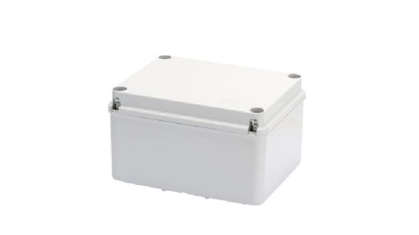 2 Scatola Di Derivazione Rettangolare Box Con Coperchio Con Viti Con Pareti Lisci Tenuta Stagna Ip56 150xx110x70 Mm 71307155