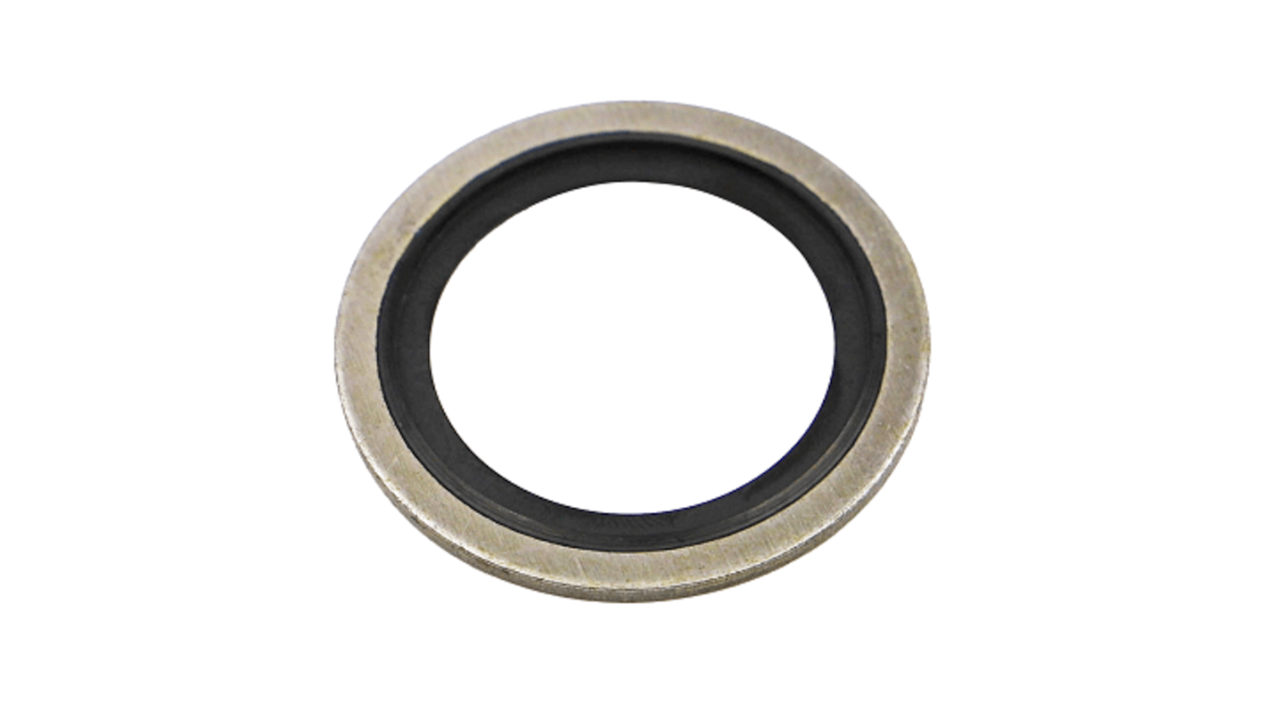 Hutchinson Le Joint Français Rubber : DF851 & washer : Mild Steel O-Ring, 43mm Bore, 54mm Outer Diameter