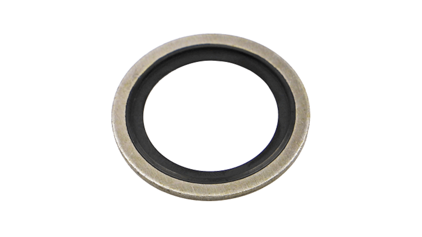 Hutchinson Le Joint Français Rubber : DF851 & washer : Mild Steel Bonded Seals O-Ring, 30.81mm Bore, 38.1mm Outer