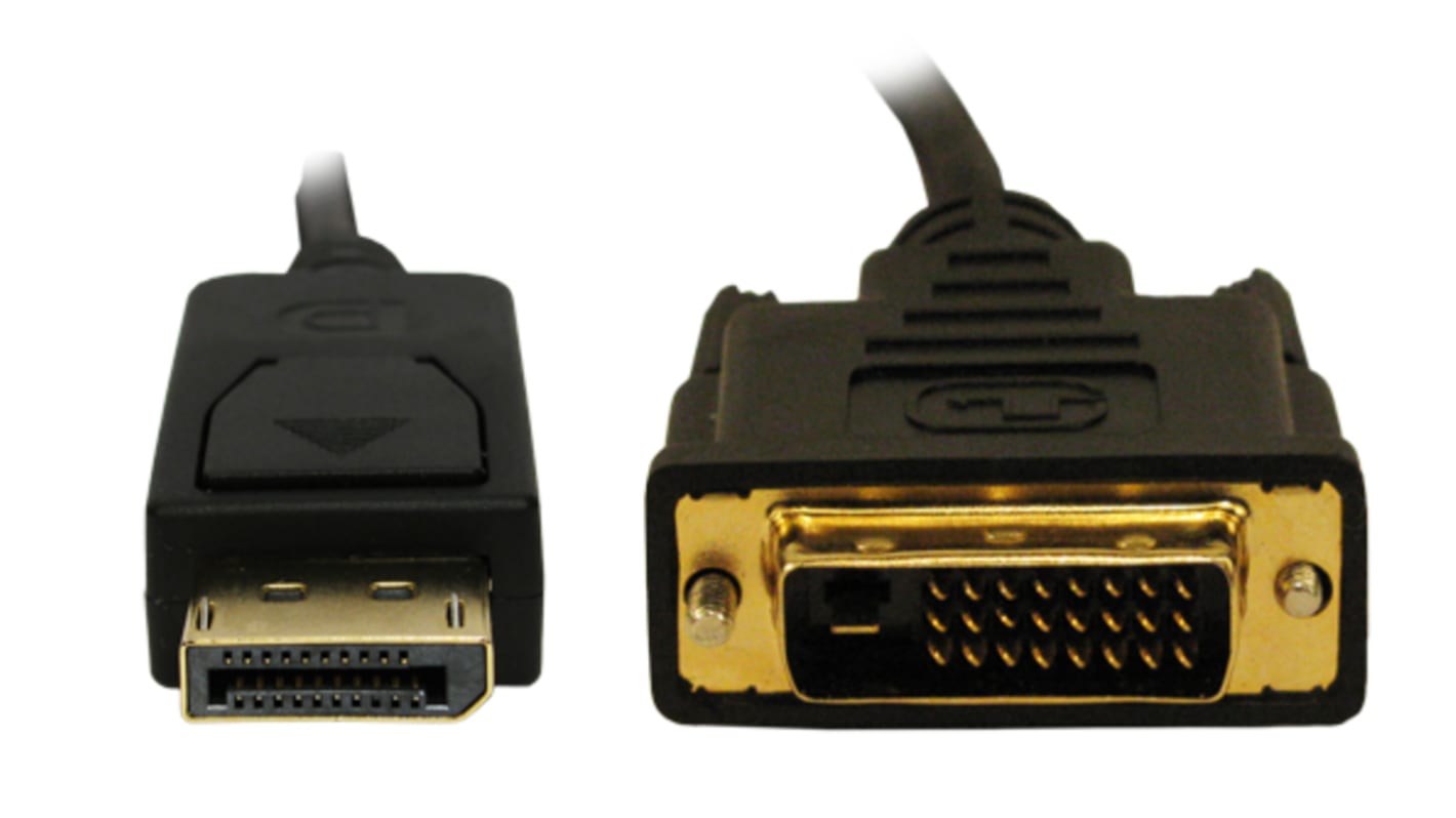 Câble DisplayPort RS PRO, DisplayPort/ DVI-D Dual Link M /M en 2m