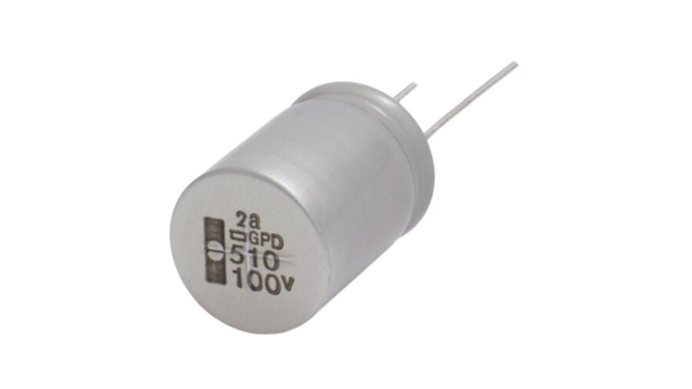 CHEMI-CON GPD, THT Aluminium-Elektrolyt Kondensator 4700μF / 25V dc, Ø 16mm, bis 135°C