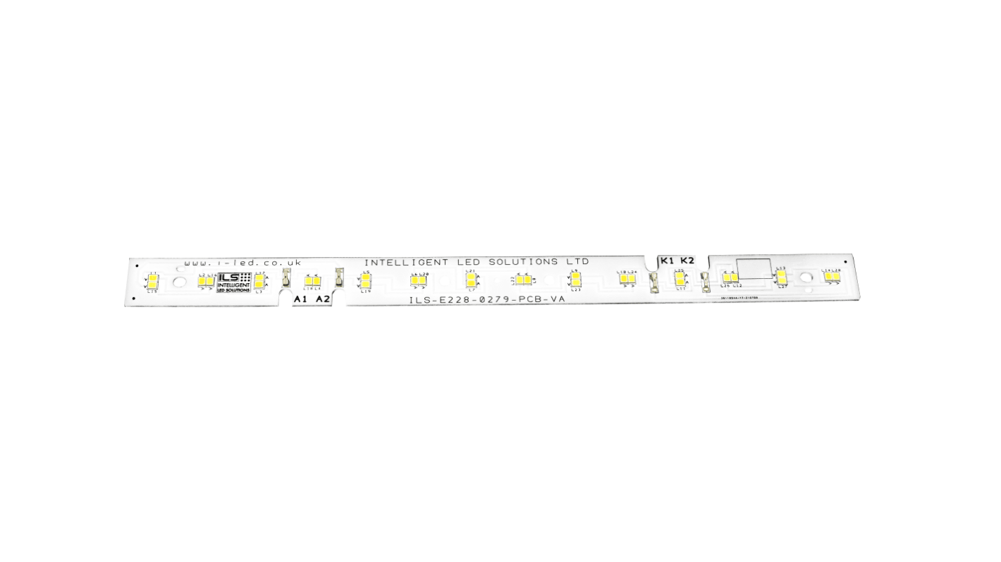 Intelligent LED Solutions LEDテープ フレームホワイト、 ホットホワイト 39.9V dc, ILS-E228-FWHW-0279-SC201-1