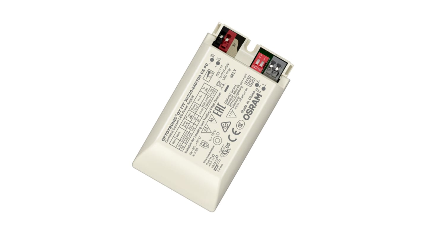 Osram LED Driver, 27-40V Output, 28W Output, 500-700mA Output, Constant Current Dimmable