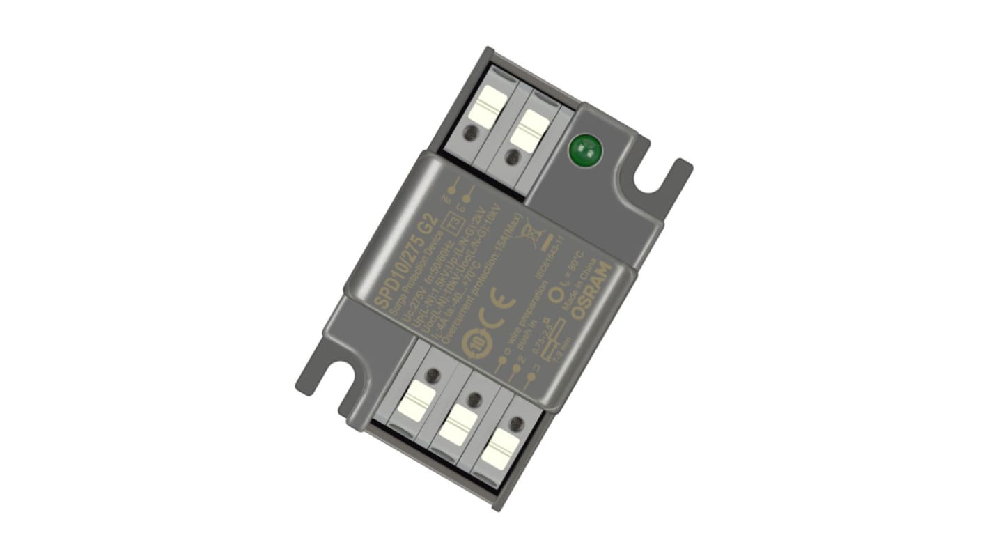 Osram Surge Protector, 15A, 10kV, Screw Mount Mount