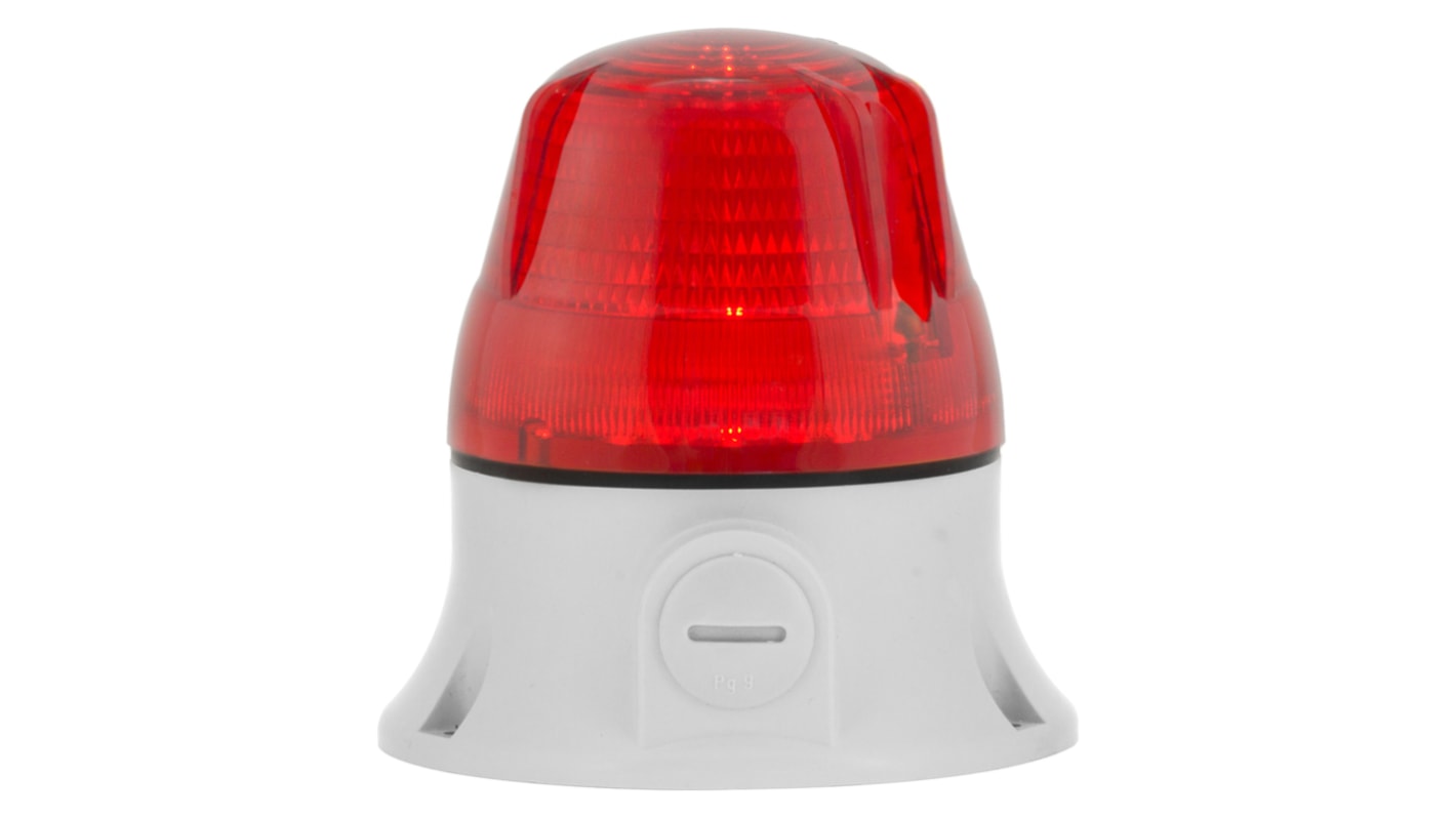 Segnalatore LED Illuminazione continua, Sirena, LED, Rosso, 12 V