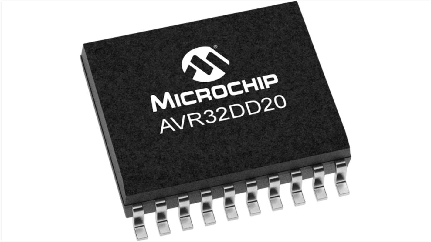 Microchip AVR32DD20I/SO AVR Microcontroller, AVR DD, 20Pin SOIC RS