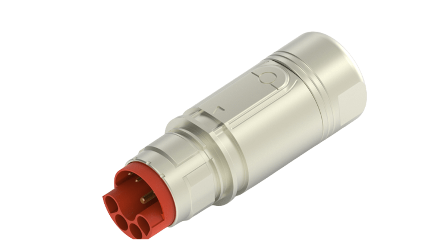 TE Connectivity Speedtec 617 17 Rundsteckverbinder Stecker 12-polig / 7.0A, Tafelmontage, Steckanschluss IP 67