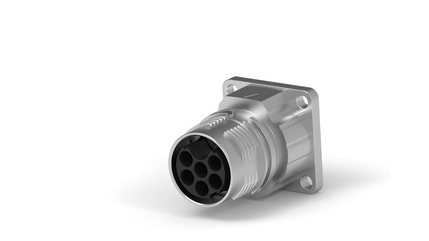 TE Connectivity Circular Connector, 7 Contacts, Panel Mount, Plug, Male, IP67, Speedtec 917 Series