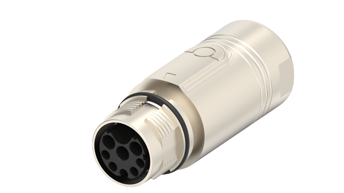 TE Connectivity Speedtec 917 17 Rundsteckverbinder Stecker 9-polig / 14.0A Kabelmontage, Steckanschluss IP 67