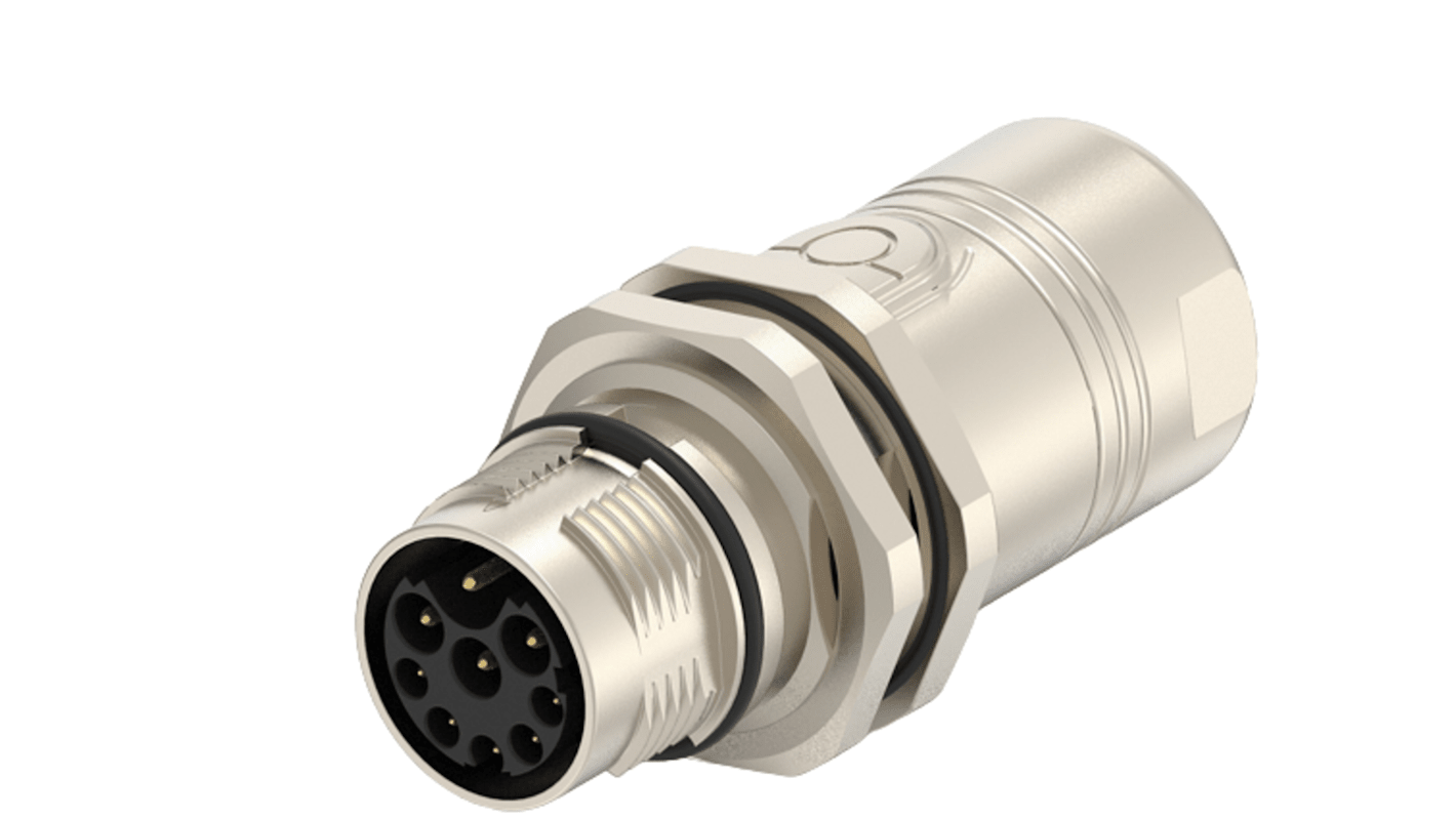 Conector circular TE Connectivity macho serie Speedtec 917 de 7 vías macho, tamaño carcasa 17, montaje aéreo, IP67