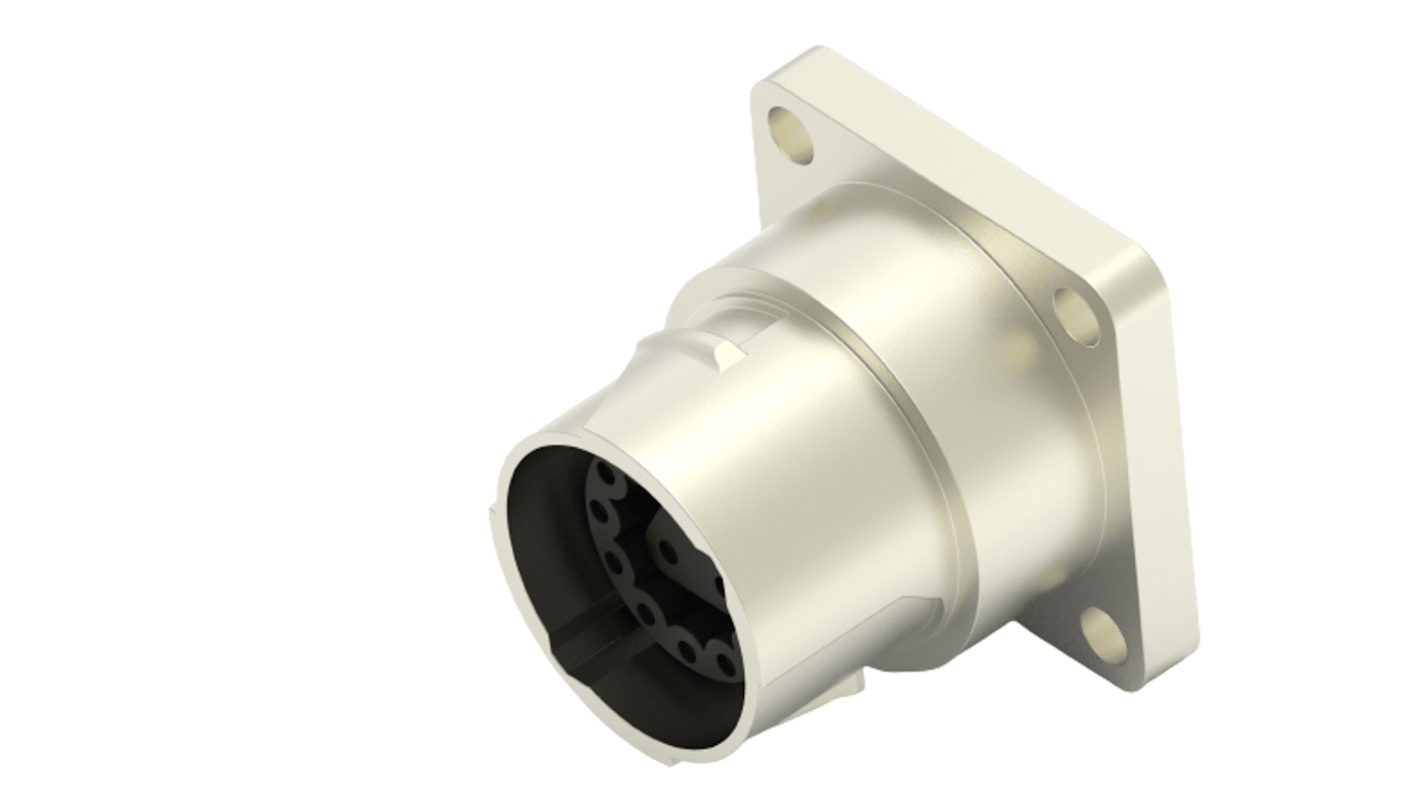 TE Connectivity Circular Connector, 15 Contacts, Panel Mount, M15 Connector, Plug, Male, IP67, 915 Series