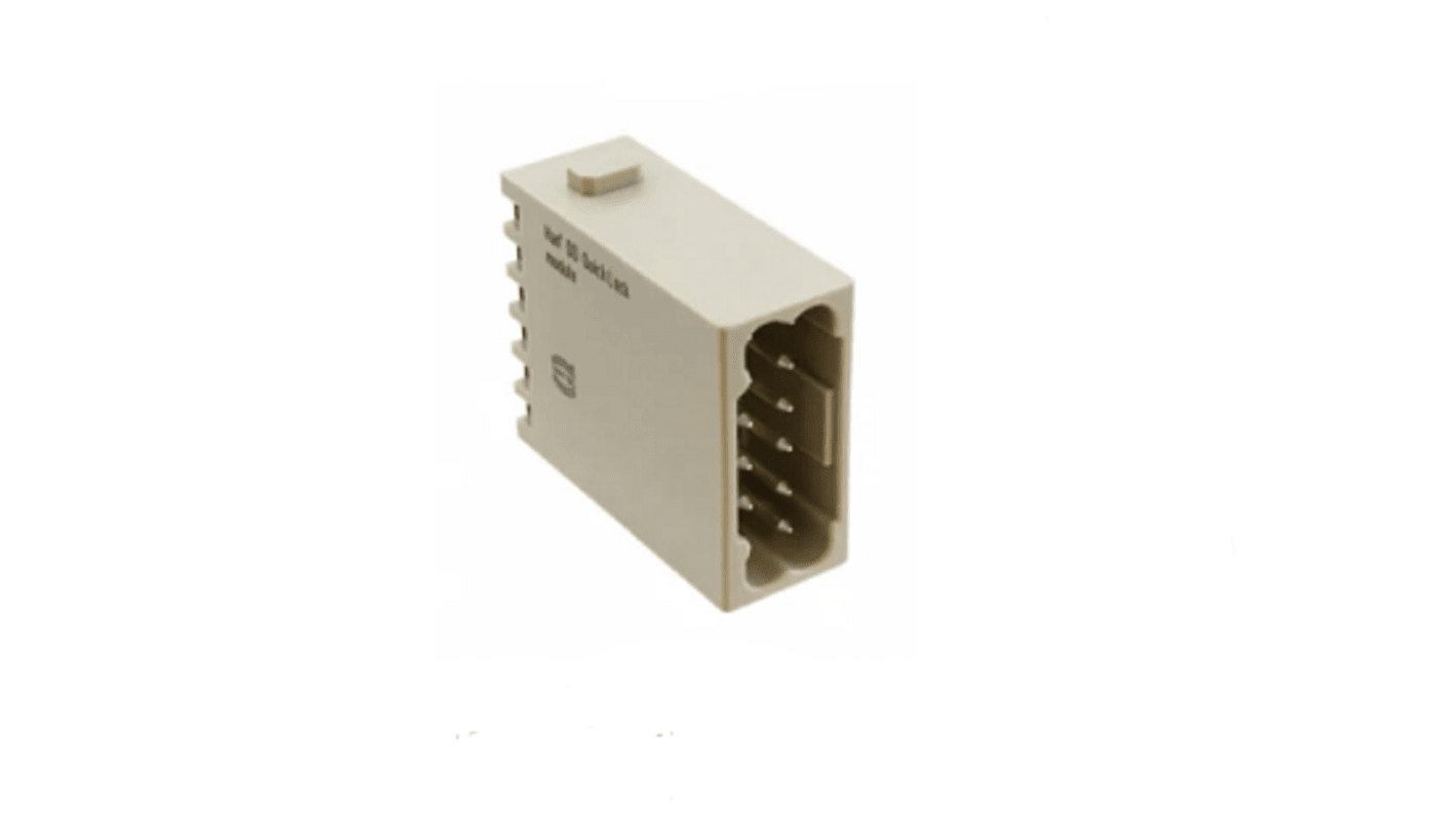 HARTING Power Connector, 10A, Male, Han-Modular Series, 12 Contacts