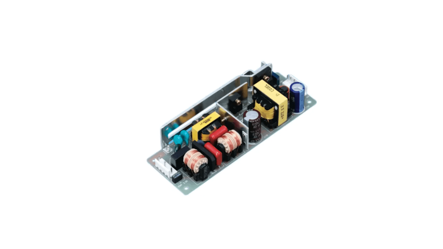 Cosel AC-DC Power Supply, LFA75F-24-J1, 24V dc, 3.2A, 76.8W, 1 Output, 85 → 264V ac Input Voltage