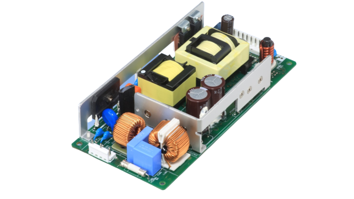 Cosel AC-DC Power Supply, LHA300F-48-Y, 48V dc, 6.3A, 302.4W, 1 Output, 85 → 264V ac Input Voltage