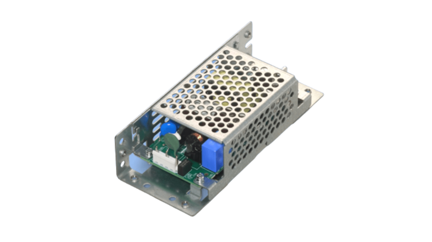 Cosel AC-DC Power Supply, LHA50F-12-S, 12V dc, 4.3A, 51.6W, 1 Output, 85 → 264V ac Input Voltage