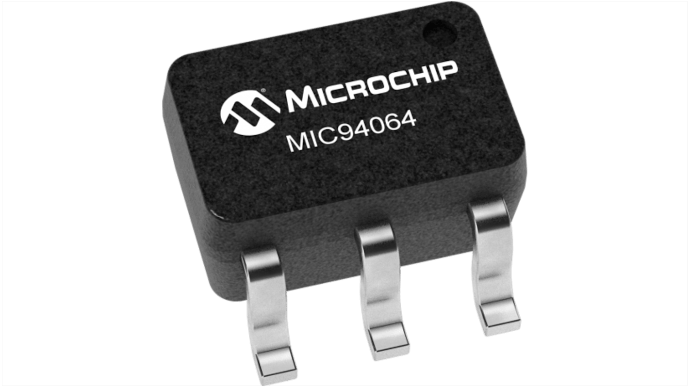 Microchip MIC94064YC6-TR 1 csatornás Teljesítménykapcsoló IC, Magas oldal