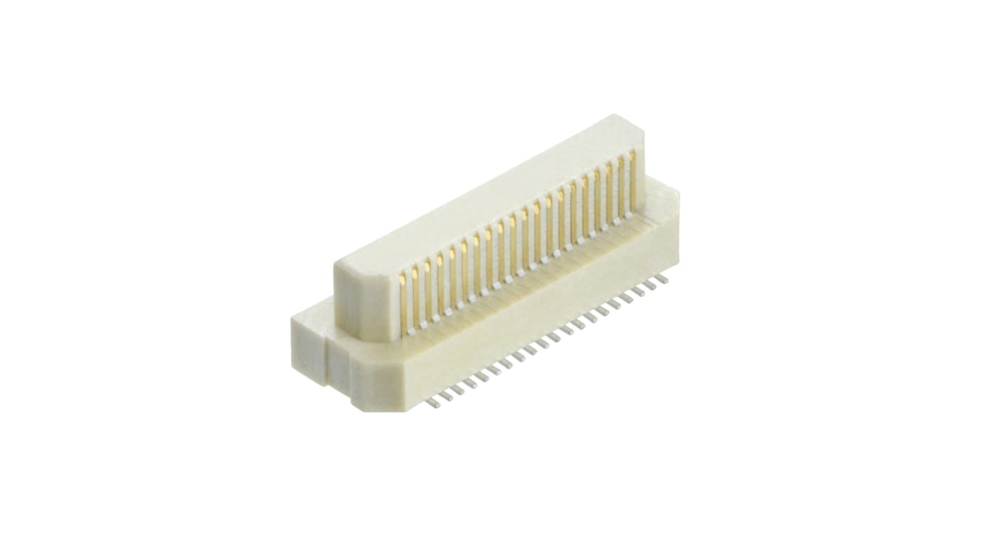 Conector macho para PCB HARWIN serie M58 de 40 vías, 20 filas, paso 0.5mm, Montaje Superficial