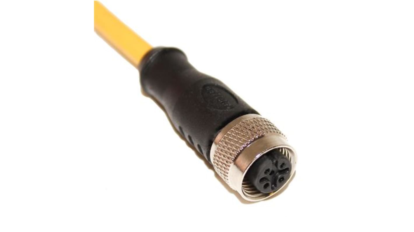 Mueller Electric C4C05 Serien 4 leder M12 til Utermineret Sensor/aktuatorkabel, 10m kabel