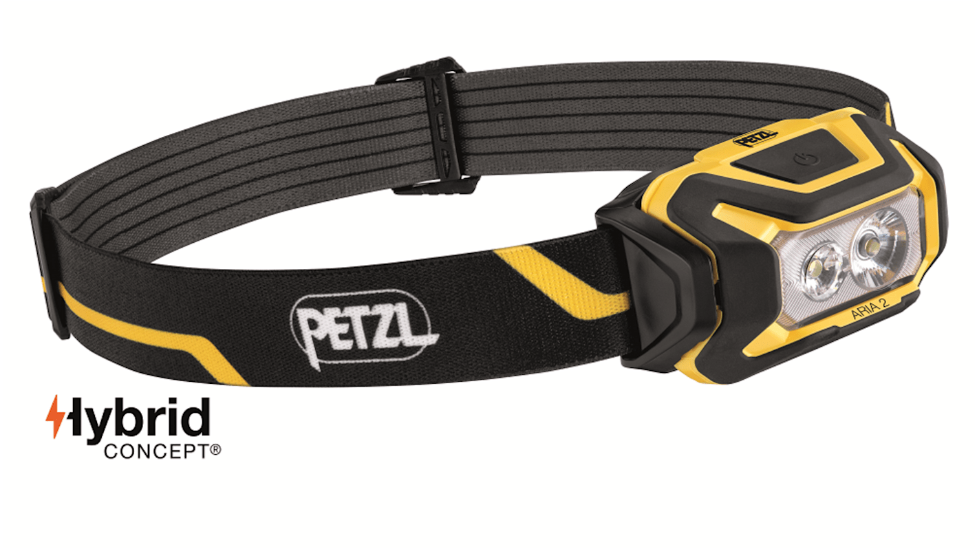 Linterna frontal Petzl E070AA00, 450 lm, alcance 100 m, , batería 3 x AAA