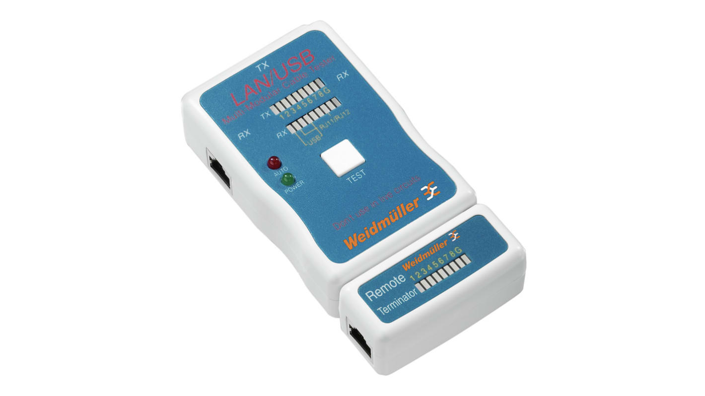 Analizzatore di continuità Weidmuller, display Istogrammi, LCD