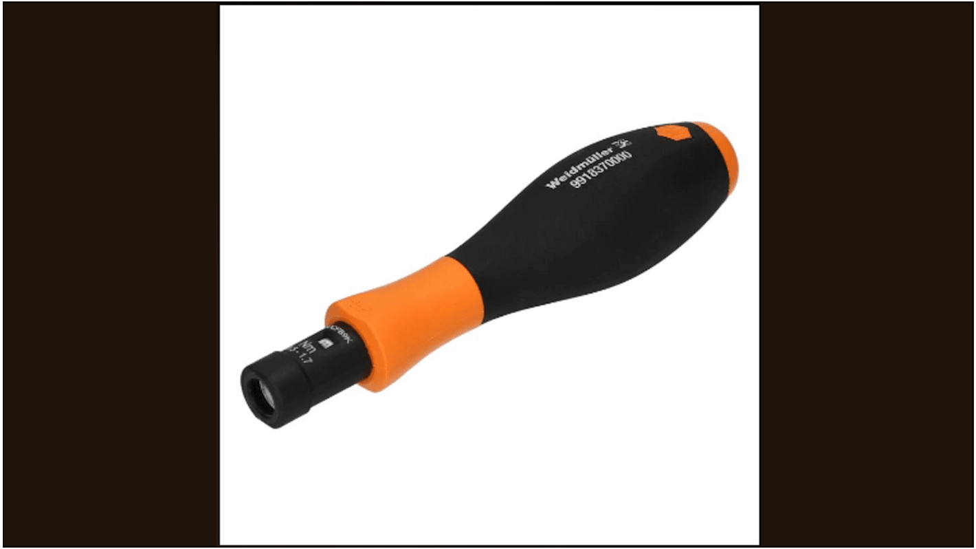 Weidmuller Torque Screwdriver, 0.5 → 1.7Nm