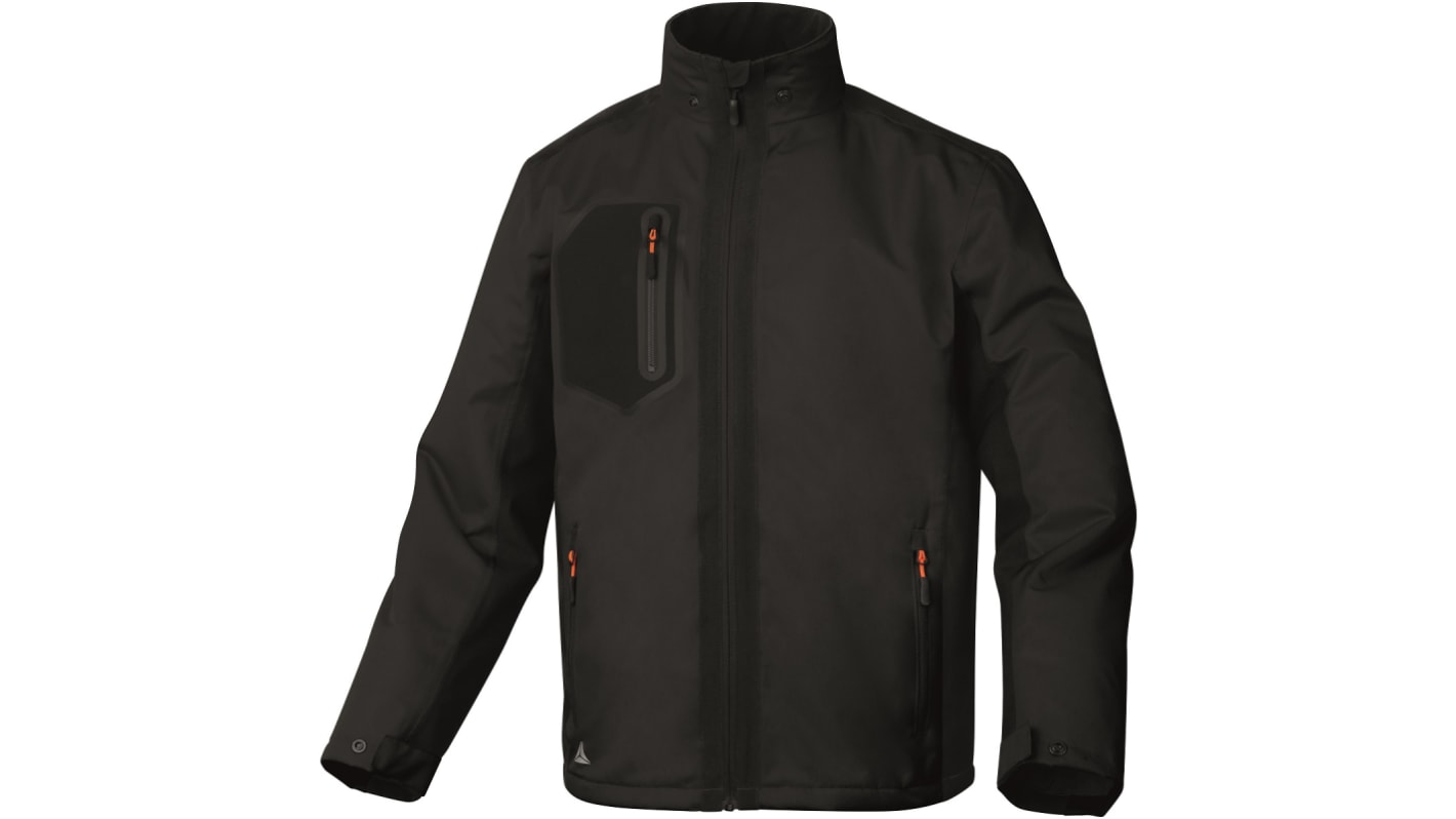 Delta Plus Black, Waterproof Parka Jacket, M