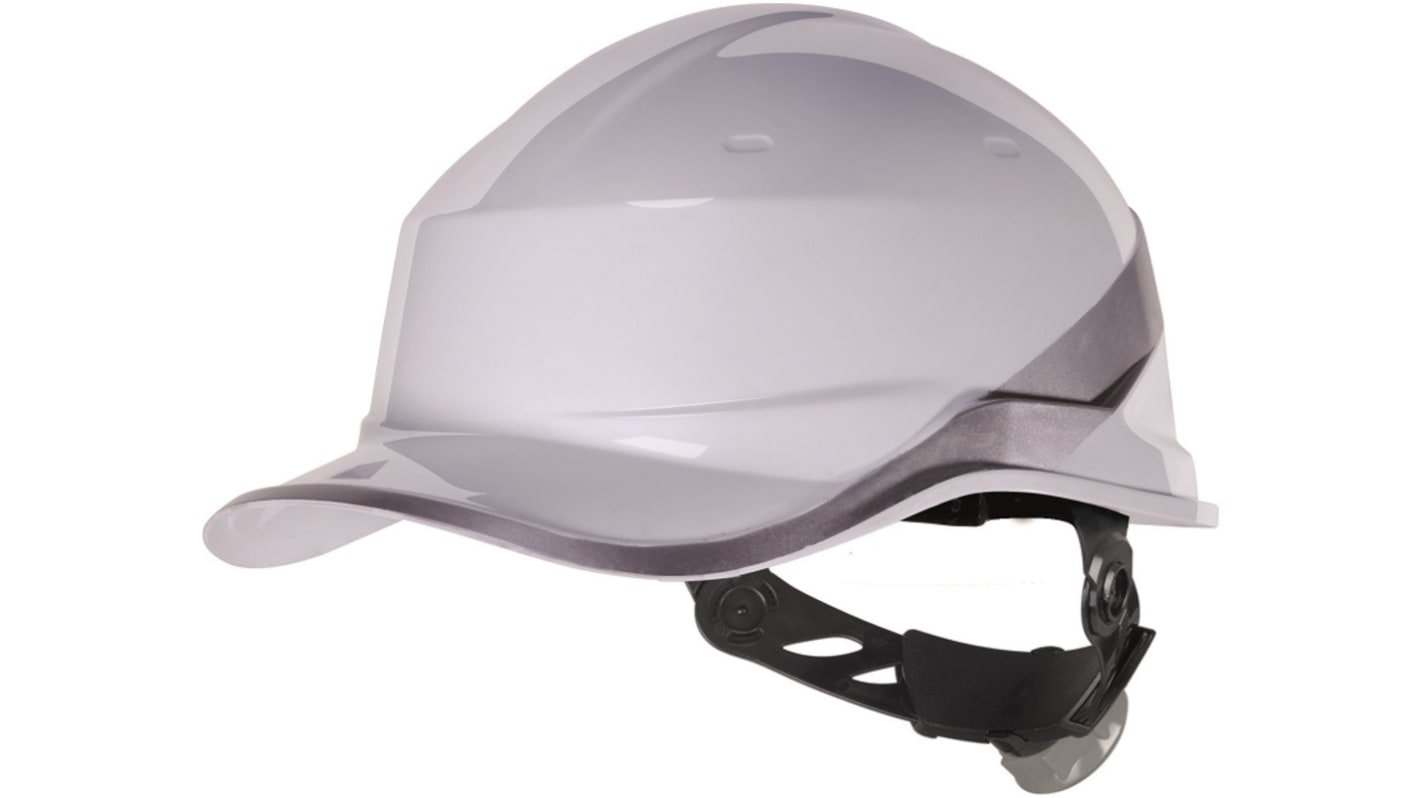 DIAM5BCFL Delta Plus White Hard Hat , Adjustable RS