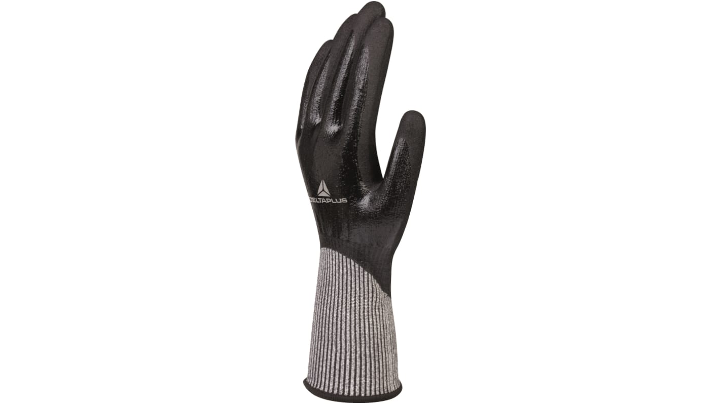 Gants de manutention générale Delta Plus taille 8, Résistant aux coupures, Noir