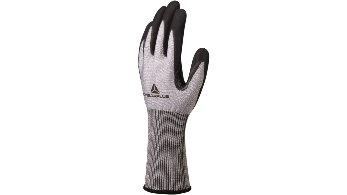 Delta Plus Grey HPPE Cut Resistant General Handling Gloves, Size 10, XL, Polyurethane Coating