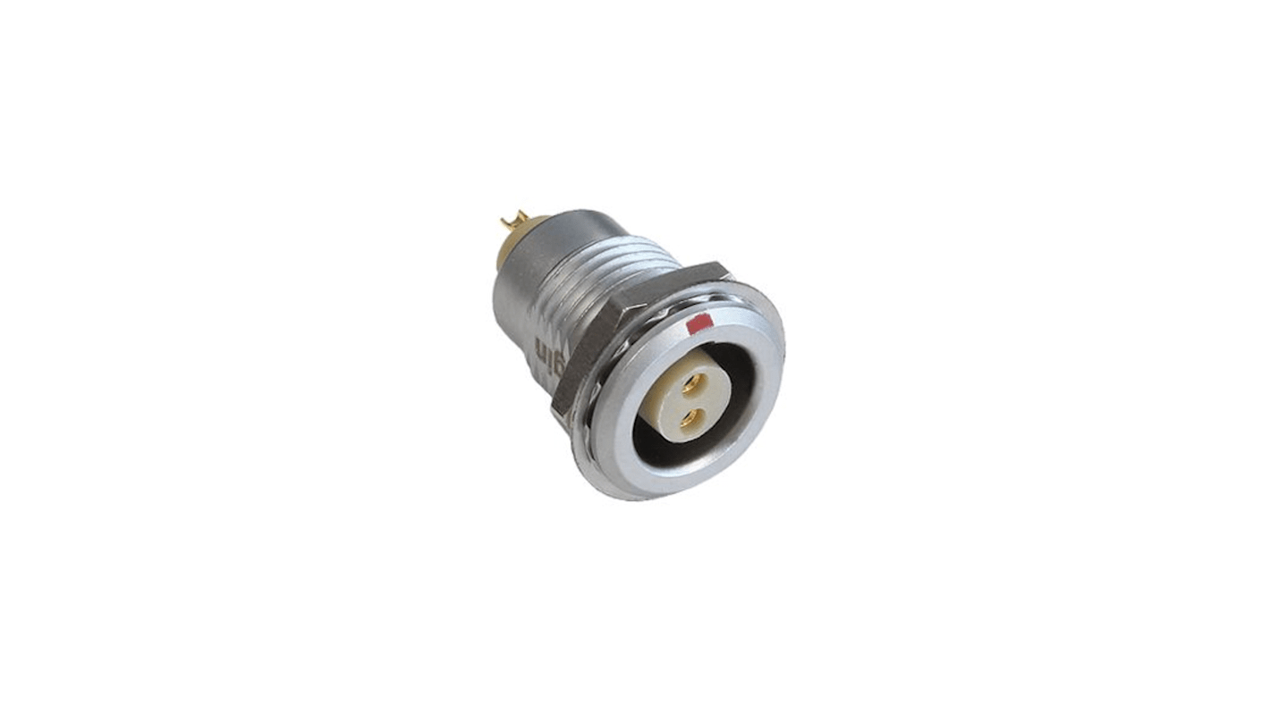 Bulgin Circular Connector, 2 Contacts, Push-Pull, Socket, Female, IP50, X Series