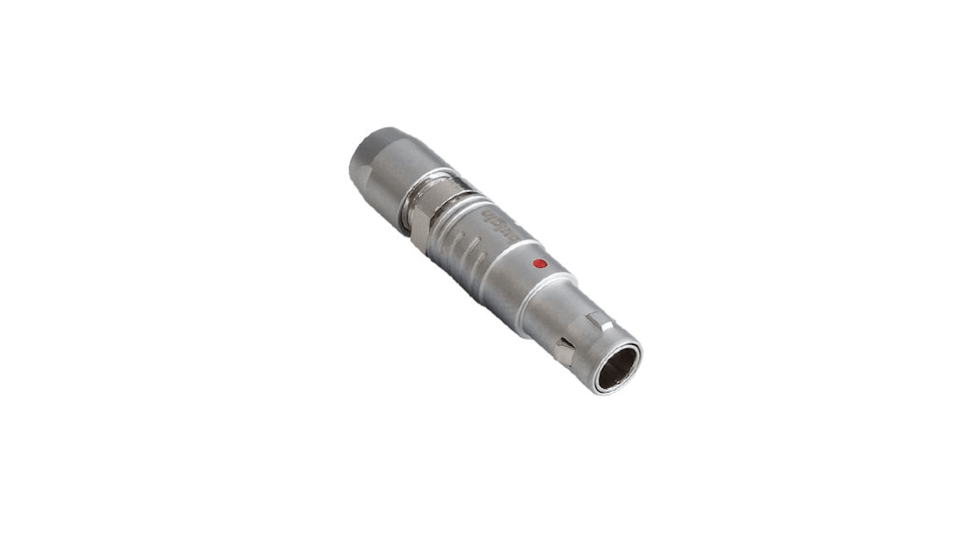 Bulgin Circular Connector, 3 Contacts, Push-Pull, Plug, Male, IP50, X Series