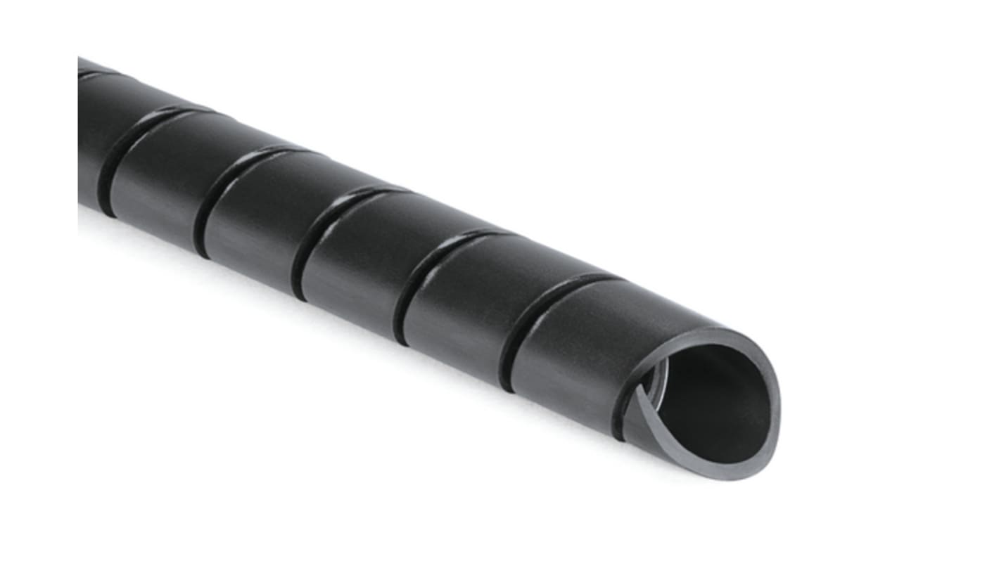 HellermannTyton Spiral Wrap, I.D 4mm, 20mm Polyethylene SBPE Series