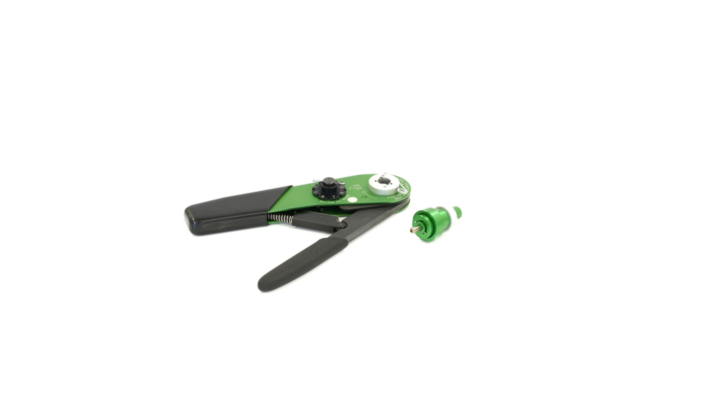 RS PRO Hand Ratcheting Crimp Tool for Crimp Contacts, 00.9 → 0.82mm² Wire