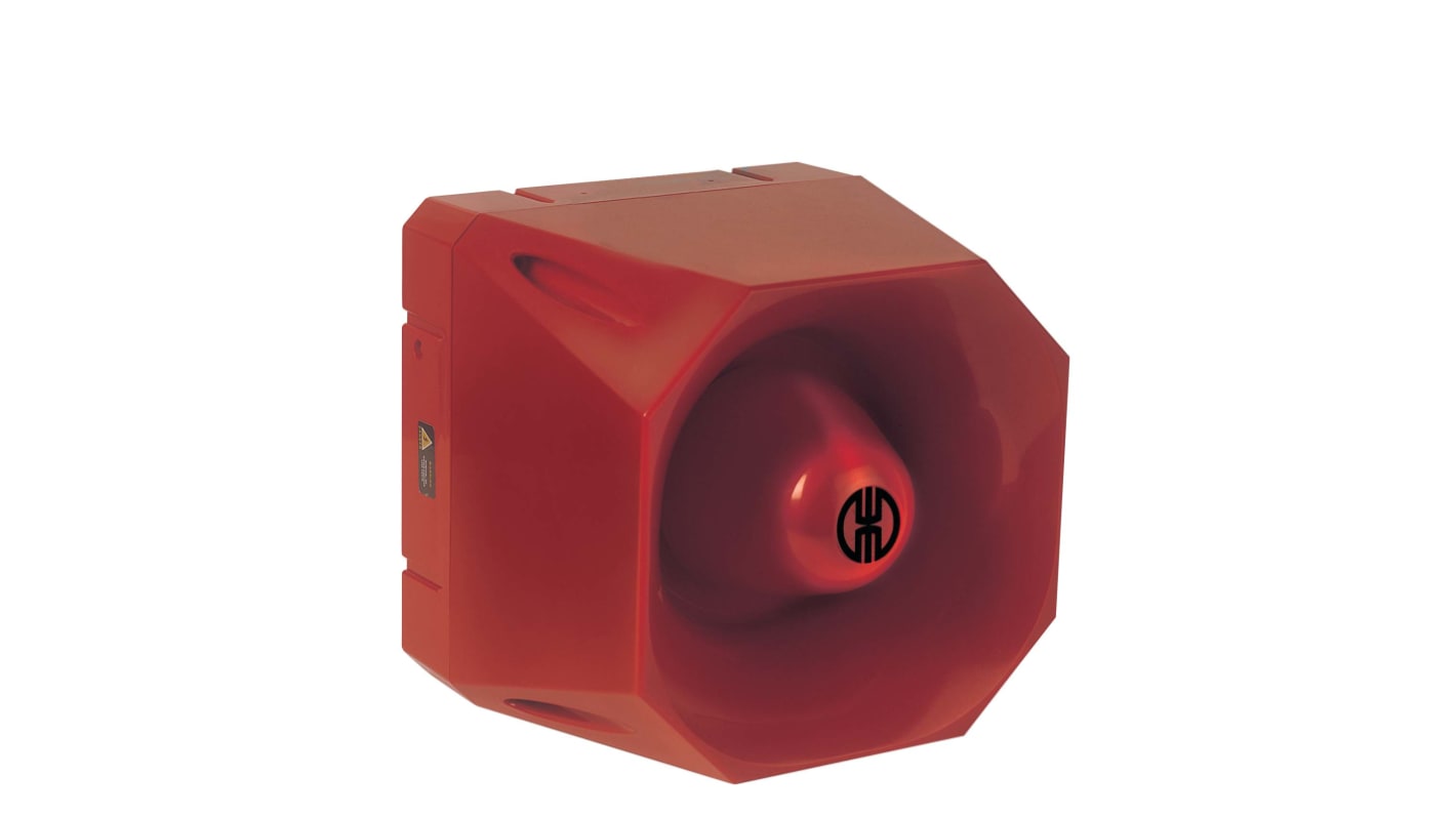 Avertisseur sonore Rouge Werma série 142, 18 → 30 V IP65