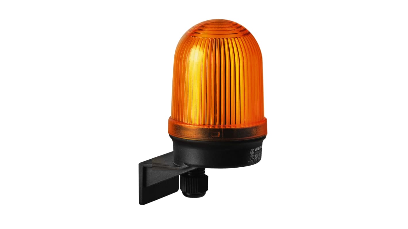 Werma 213 Series Yellow Continuous lighting Beacon, 12 → 230 V, Wall Mount, Filament Bulb, IP65