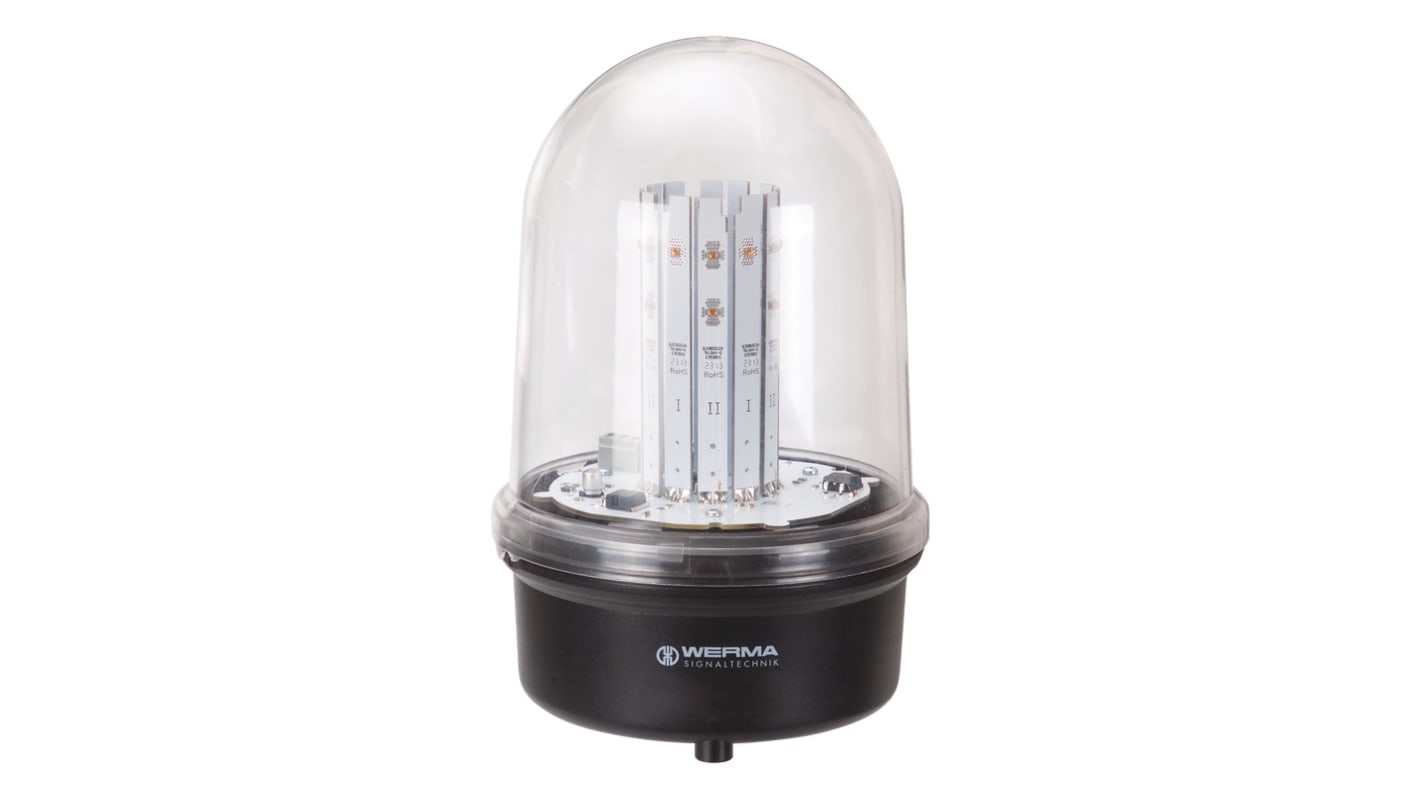 Indicador luminoso Werma serie 280, efecto Luz continua, LED, Rojo, alim. 230 V