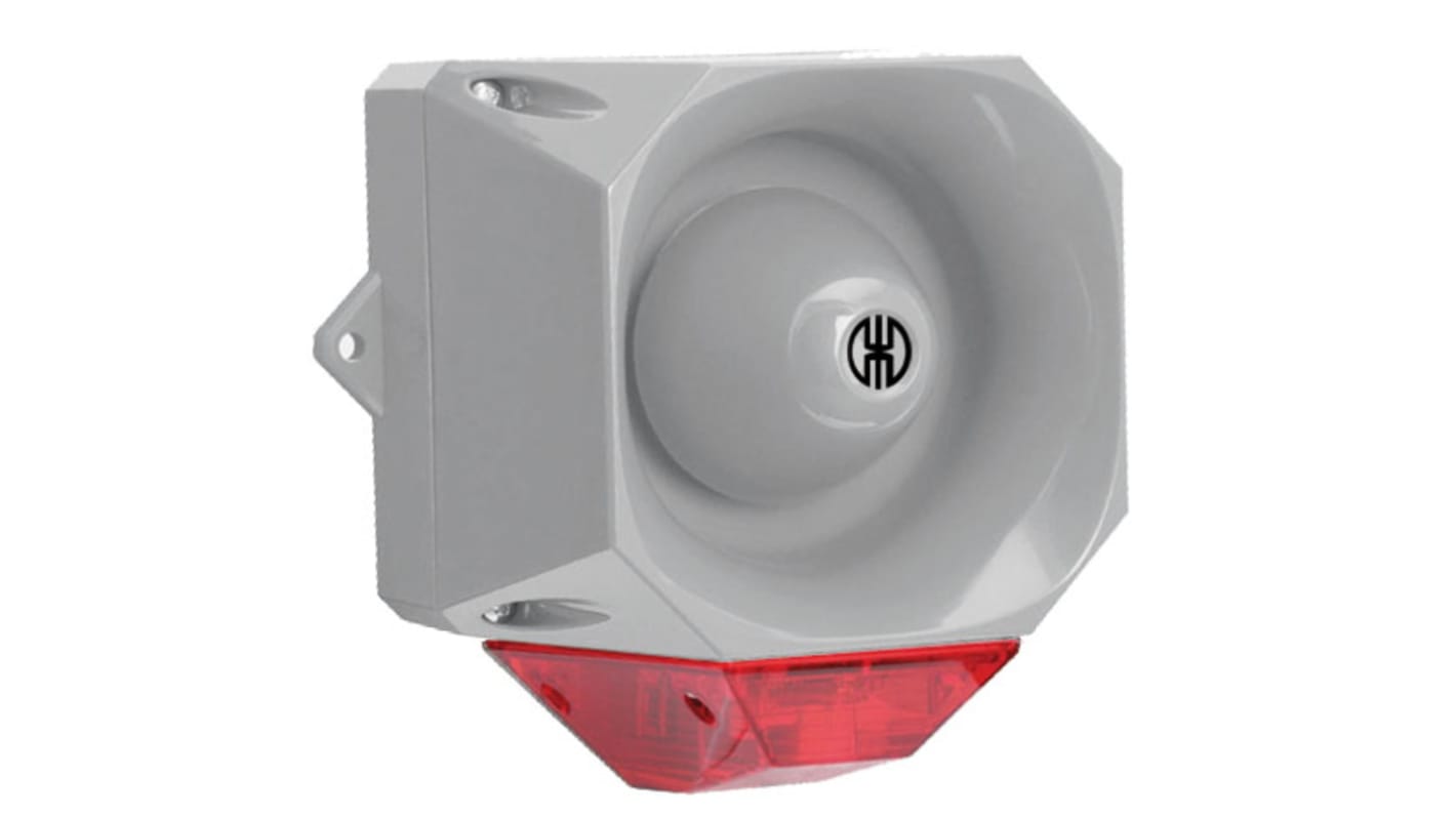 Segnalatore acustico e luminoso Werma serie 441, Rosso, 9 →60 V, 105dB a 1 m, IP65