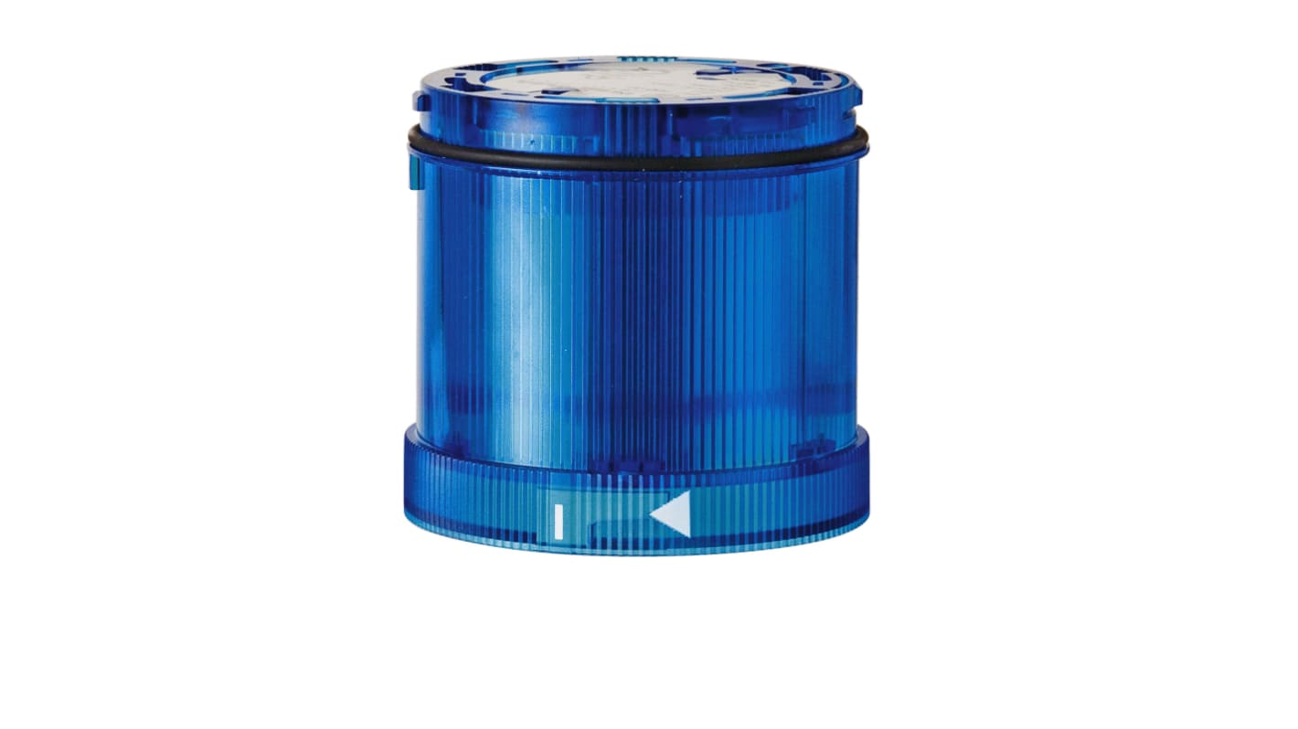 Elément lumineux clignotant Werma, série KS71, Bleu , 230 V