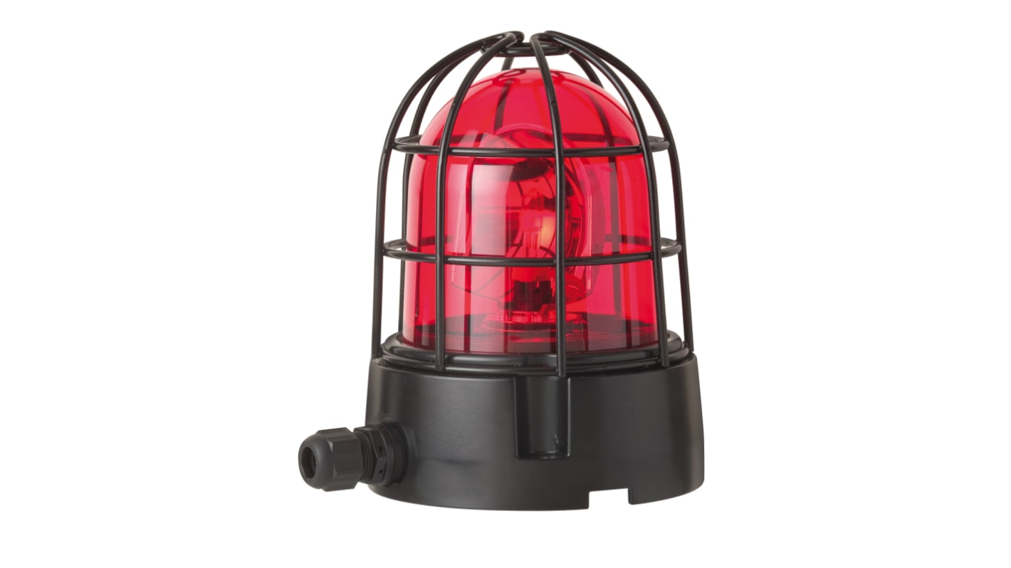 Werma 839, Glühlampe Rundum Signalleuchte Rot, 24 V