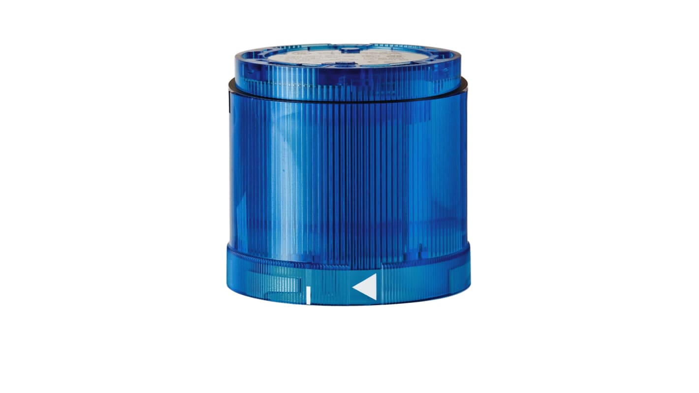 Elément lumineux clignotant Werma, série KS70, Bleu , 115 V