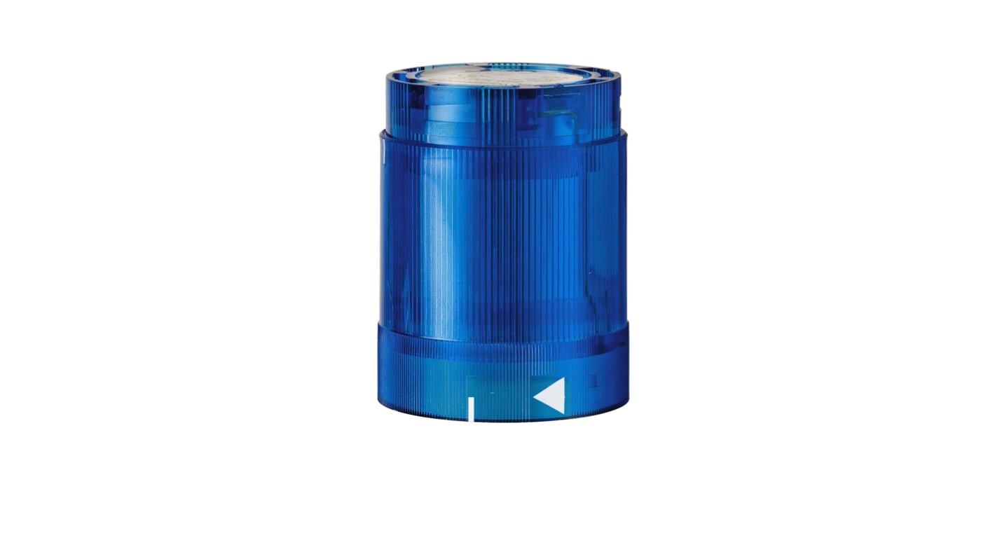 Werma KS50 Series Blue Continuous lighting Effect Flashing Light Element, 12 → 230 V, Incandescent Bulb, AC/DC