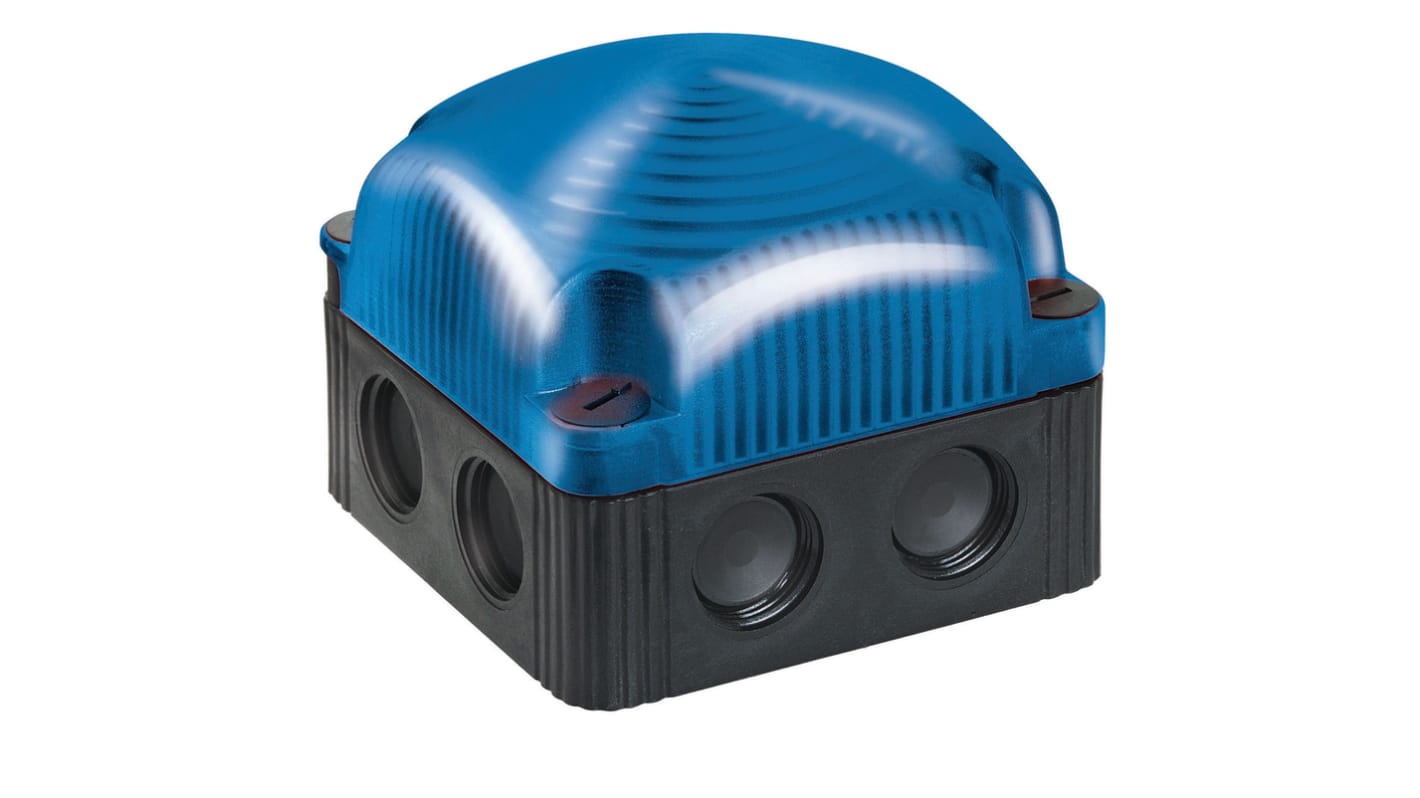 Indicador luminoso Werma serie 853, efecto Luz continua, LED, Azul, alim. 115 → 230 V