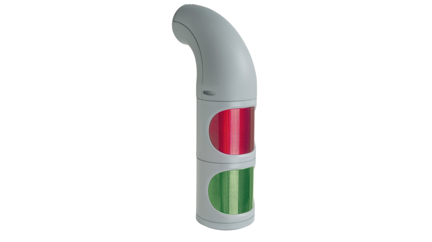 Segnalatore Illuminazione continua, Werma, LED, Verde, Rosso, 24 V