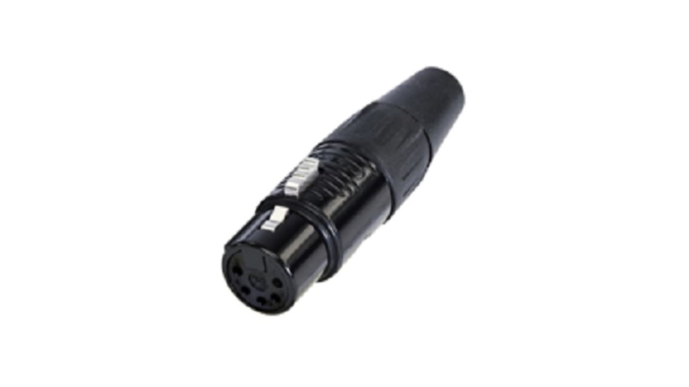 Re-An Products Cable Mount XLR Connectors, Female, 5 Way